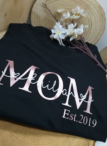 Mom-Shirt Rosegold